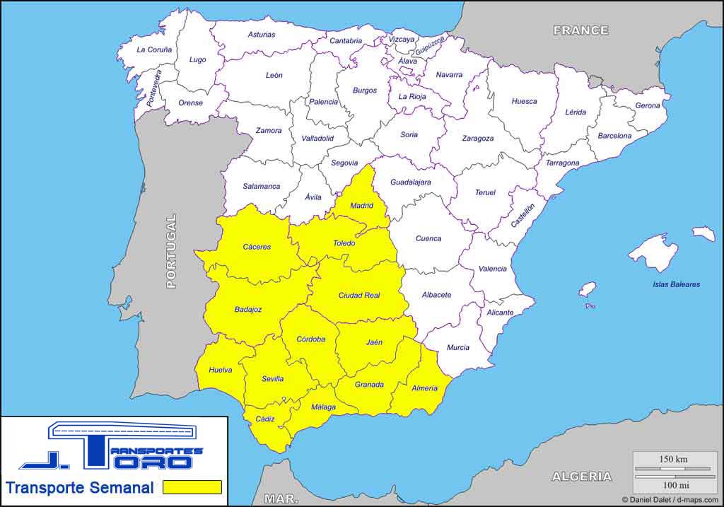 Mapa Transportes Juan Toro