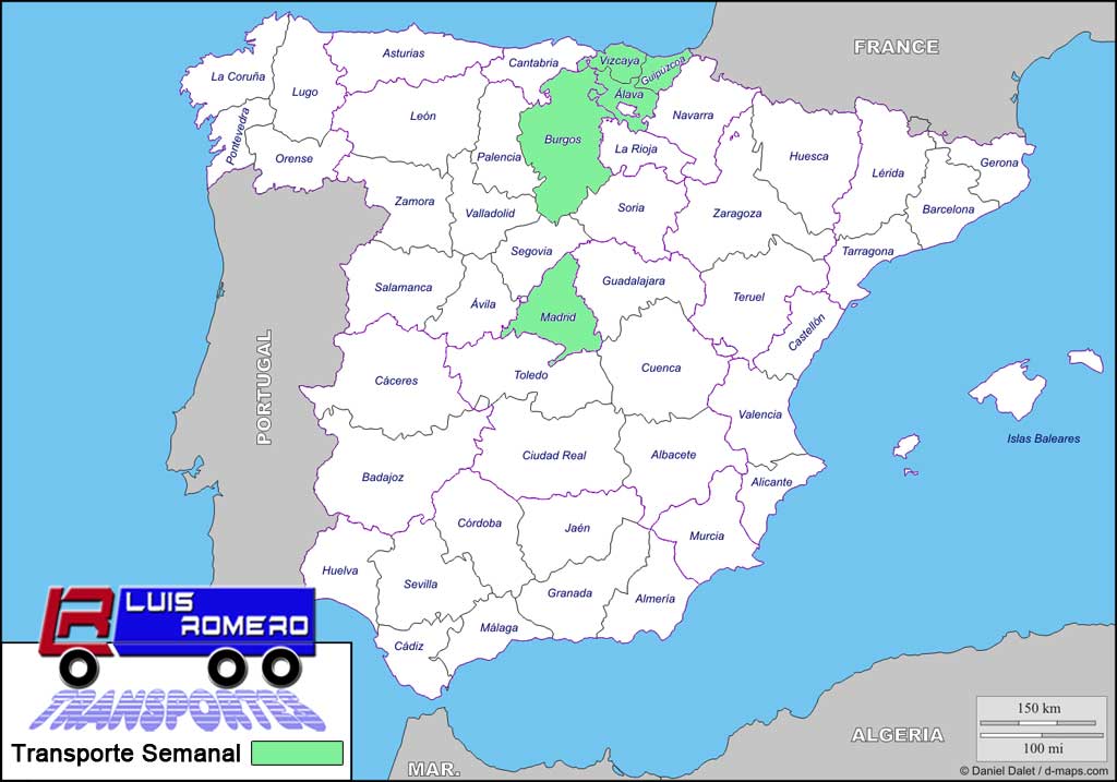 Mapa Transportes Luis Romero