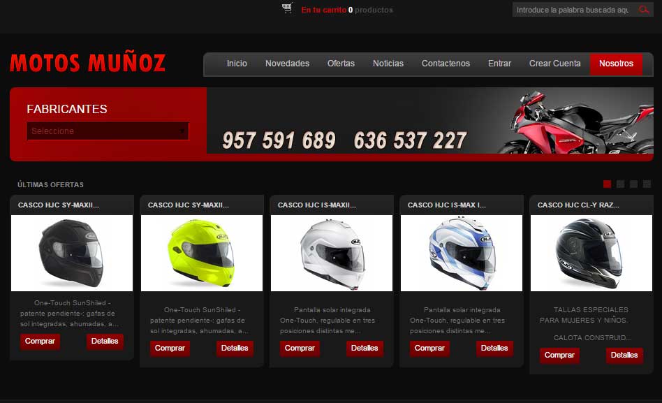 Tienda Online Motos Muñoz en Lucena